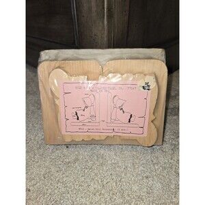 Holt Wood Amish Doll Bookends Kit #512 New In Package Cottagecore Vintage